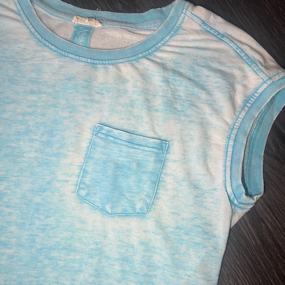NWOT Jane and Delancey Blue Short Sleeve Tee